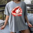 Kid Drip Ice Cream Baseball Heart Catcher Valentines Day Boy Women's Comfort Colors T-Shirt Gray Kid Drip Ice Cream Baseball Heart Catcher Valentines Day Boy Women's Comfort Colors T-Shirt Gray