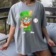 Kids St Patricks Day Shirt Leprechaun Baseball Boys Men Women's Comfort Colors T-Shirt Gray Kids St Patricks Day Shirt Leprechaun Baseball Boys Men Women's Comfort Colors T-Shirt Gray