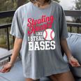 Kids Stealing Hearts Cute Baseball Boys Women's Comfort Colors T-Shirt Gray