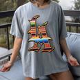 LA Sarape Los Angeles LA Sarape East LA Baseball Mexican Premium Tri-Blend Women's Comfort Colors T-Shirt Gray