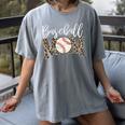 Leopard Baseball Mom Matching Baseball Mama Family Matching Premium Women's Comfort Colors T-Shirt Gray Leopard Baseball Mom Matching Baseball Mama Family Matching Premium Women's Comfort Colors T-Shirt Gray