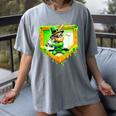 Leprechaun Baseball St Patricks Day Ice Cream Drip Men Boys Women's Comfort Colors T-Shirt Gray Leprechaun Baseball St Patricks Day Ice Cream Drip Men Boys Women's Comfort Colors T-Shirt Gray