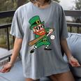 Leprechaun Baseball St Patricks Day Saint Pattys Men Boys Women's Comfort Colors T-Shirt Gray
