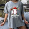 Most Likely To Play Baseball With Santa Christmas Xmas Women's Comfort Colors T-Shirt Gray Most Likely To Play Baseball With Santa Christmas Xmas Women's Comfort Colors T-Shirt Gray