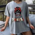 Loud And Proud Baseball Mom Women's Comfort Colors T-Shirt Gray