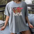 Loud Proud Mama Baseball Mom Women's Comfort Colors T-Shirt Gray