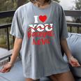 I Love Baseball Moms Women's Comfort Colors T-Shirt Gray I Love Baseball Moms Women's Comfort Colors T-Shirt Gray