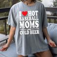 I Love Heart Hot Baseball Moms And Cold Beer Raglan Baseball Tee Women's Comfort Colors T-Shirt Gray I Love Heart Hot Baseball Moms And Cold Beer Raglan Baseball Tee Women's Comfort Colors T-Shirt Gray