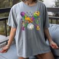 Mardi Gras Baseball Drip Shirt Cool Dripping Baseball Drip Women's Comfort Colors T-Shirt Gray Mardi Gras Baseball Drip Shirt Cool Dripping Baseball Drip Women's Comfort Colors T-Shirt Gray