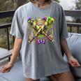 Mardi Gras Baseball Jester Hat New Orleans Men Women Kid Women's Comfort Colors T-Shirt Gray Mardi Gras Baseball Jester Hat New Orleans Men Women Kid Women's Comfort Colors T-Shirt Gray