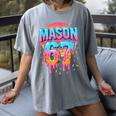 Mason 67 Costume Ice Cream Baseball Drip 6 7 Meme Six Seven Women's Comfort Colors T-Shirt Gray Mason 67 Costume Ice Cream Baseball Drip 6 7 Meme Six Seven Women's Comfort Colors T-Shirt Gray