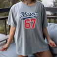 Mason 67 Jersey Baseball Men Women Boys Girls Number 6 7 Women's Comfort Colors T-Shirt Gray Mason 67 Jersey Baseball Men Women Boys Girls Number 6 7 Women's Comfort Colors T-Shirt Gray