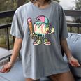Melted Ice-Cream Baseball Mascot Pastel Pop Women's Comfort Colors T-Shirt Gray Melted Ice-Cream Baseball Mascot Pastel Pop Women's Comfort Colors T-Shirt Gray