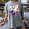 Meme Rookie Of Year 1st Birthday Baseball Theme Matching Women's Comfort Colors T-Shirt Gray Meme Rookie Of Year 1st Birthday Baseball Theme Matching Women's Comfort Colors T-Shirt Gray