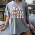 Mom Against Baseball Pants Baseball Mom Women's Comfort Colors T-Shirt Gray Mom Against Baseball Pants Baseball Mom Women's Comfort Colors T-Shirt Gray