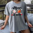 Mom Of Both Basketball Baseball Mom Women's Comfort Colors T-Shirt Gray
