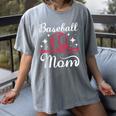 Mommy Baseball Mom Women's Comfort Colors T-Shirt Gray