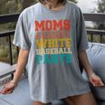 Moms Against Baseball Pants Baseball Mom Mother Women's Comfort Colors T-Shirt Gray