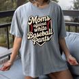 Moms Against Baseball Pants Baseball Mom Premium Tri-Blend Women's Comfort Colors T-Shirt Gray