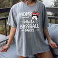 Moms Against White Baseball Pants For a Baseball Mom Women's Comfort Colors T-Shirt Gray Moms Against White Baseball Pants For a Baseball Mom Women's Comfort Colors T-Shirt Gray