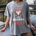 I Am Not a Regular Mom I Am a Baseball Mom Women's Comfort Colors T-Shirt Gray