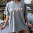 Number One Baseball Mom For Mothers Day Baseball Mama Women's Comfort Colors T-Shirt Gray