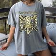 Old School Camo Baseball Drip Double Digits 10th Birthday Women's Comfort Colors T-Shirt Gray