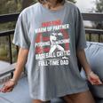 Part Time Warm Up Partner Pitching Baseball Full Time Dad Women's Comfort Colors T-Shirt Gray Part Time Warm Up Partner Pitching Baseball Full Time Dad Women's Comfort Colors T-Shirt Gray