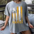 Pirates Baseball Fan Apparel For Sports Enthusiasts Women's Comfort Colors T-Shirt Gray Pirates Baseball Fan Apparel For Sports Enthusiasts Women's Comfort Colors T-Shirt Gray