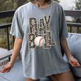 Play Ball Women Graphic Baseball Mom Baseball Women's Comfort Colors T-Shirt Gray Play Ball Women Graphic Baseball Mom Baseball Women's Comfort Colors T-Shirt Gray