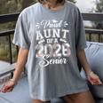 Proud Aunt Of A 2026 Senior Baseball Graduate Women's Comfort Colors T-Shirt Gray
