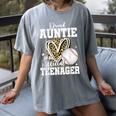 Proud Auntie Of An Official Teenager 13th Birthday Baseball Women's Comfort Colors T-Shirt Gray Proud Auntie Of An Official Teenager 13th Birthday Baseball Women's Comfort Colors T-Shirt Gray