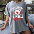 Proud Baseball Mom For Women Mom Baseball Mama Women's Comfort Colors T-Shirt Gray Proud Baseball Mom For Women Mom Baseball Mama Women's Comfort Colors T-Shirt Gray