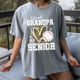 Proud Grandpa Of A 2026 Senior Baseball Graduation Leopard Women's Comfort Colors T-Shirt Gray Proud Grandpa Of A 2026 Senior Baseball Graduation Leopard Women's Comfort Colors T-Shirt Gray