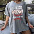Proud Senior Baseball Mom Class Of 2024 Highschool Baseball Women's Comfort Colors T-Shirt Gray Proud Senior Baseball Mom Class Of 2024 Highschool Baseball Women's Comfort Colors T-Shirt Gray