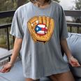 Puerto Rican Flag Baseball Player Boricua Pride Beisbol PR Women's Comfort Colors T-Shirt Gray