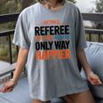 Retired Basketball Referee For Baseball Refs Women's Comfort Colors T-Shirt Gray