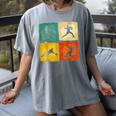 Retro Style Baseball Lover Playing Men Women Kids Baseball Women's Comfort Colors T-Shirt Gray Retro Style Baseball Lover Playing Men Women Kids Baseball Women's Comfort Colors T-Shirt Gray