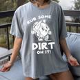 Rub Some Dirt On It Cute Girls Retro Baseball Mom Softball Women's Comfort Colors T-Shirt Gray Rub Some Dirt On It Cute Girls Retro Baseball Mom Softball Women's Comfort Colors T-Shirt Gray