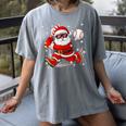 Santa Baseball Christmas Pajamas Xmas Men Boy Toddlers Women's Comfort Colors T-Shirt Gray Santa Baseball Christmas Pajamas Xmas Men Boy Toddlers Women's Comfort Colors T-Shirt Gray