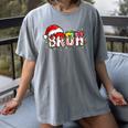 Santa Bruh Baseball Christmas Xmas Meme Pajamas Family Women's Comfort Colors T-Shirt Gray Santa Bruh Baseball Christmas Xmas Meme Pajamas Family Women's Comfort Colors T-Shirt Gray