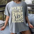 Sassy Baseball Mom Women's Comfort Colors T-Shirt Gray Sassy Baseball Mom Women's Comfort Colors T-Shirt Gray