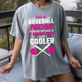Self Expression Cool Baseball Mom Positive Thinking Women's Comfort Colors T-Shirt Gray