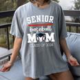 Senior Baseball Mom 2024 Senior Mom Class Of 2024 Baseball Women's Comfort Colors T-Shirt Gray Senior Baseball Mom 2024 Senior Mom Class Of 2024 Baseball Women's Comfort Colors T-Shirt Gray