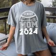 Senior Baseball MOM 2024 Graduation Caps Women's Comfort Colors T-Shirt Gray Senior Baseball MOM 2024 Graduation Caps Women's Comfort Colors T-Shirt Gray