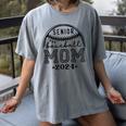 Senior Baseball Mom 2024 Women's Comfort Colors T-Shirt Gray Senior Baseball Mom 2024 Women's Comfort Colors T-Shirt Gray