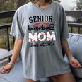 Senior Baseball Mom Class Of 2024 High School College Sports Women's Comfort Colors T-Shirt Gray