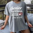 Senior Baseball Mom Class Of 2024 Baseball Player Son 2024 Women's Comfort Colors T-Shirt Gray Senior Baseball Mom Class Of 2024 Baseball Player Son 2024 Women's Comfort Colors T-Shirt Gray