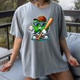 Shamrock Baseball St Patrick's Day Kids Boys Toddlers Premium Tri-Blend Women's Comfort Colors T-Shirt Gray