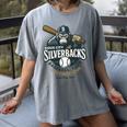 Sioux City Silverbacks Retro Minor League Baseball Women's Comfort Colors T-Shirt Gray Sioux City Silverbacks Retro Minor League Baseball Women's Comfort Colors T-Shirt Gray